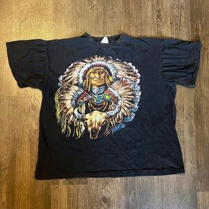 VINTAGE Western Native American single stitch‎ tee shirt